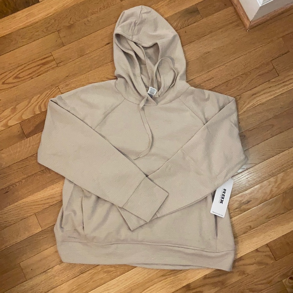 Tan somewhat cropped sweatshirt